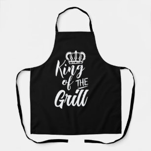 Funny Aprons for Men, King of The Grill