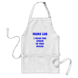 FUNNY APRONS, MEN'S LIB STANDARD APRON