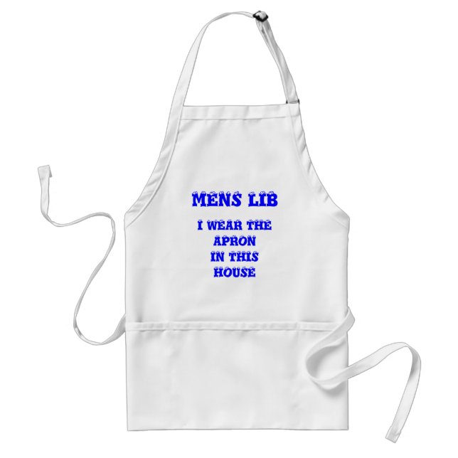 FUNNY APRONS, MEN'S LIB STANDARD APRON (Front)