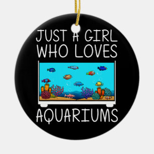 Funny Aquarium For Girls Kids Fish Tank Lovers Ceramic Tree Decoration