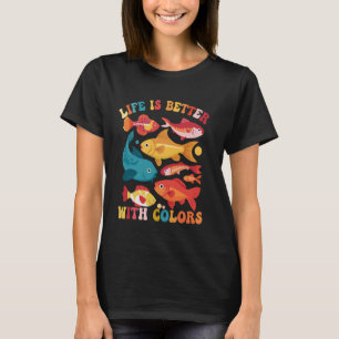 Funny Aquarium Triggerfish Reef Tropical Fish Love T-Shirt