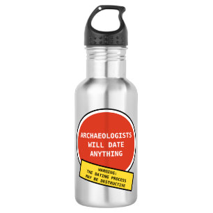 Funny Archaeologist Dating Pun 532 Ml Water Bottle