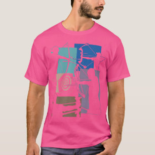 Funny Archery Bow And Arrow Archer Target Game Ent T-Shirt