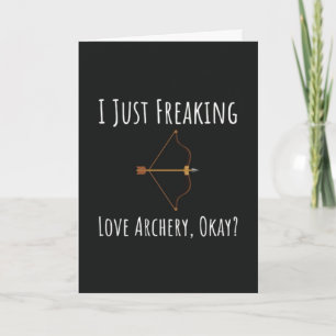 Funny Archery Cards Bow And Arrow Sports Humor