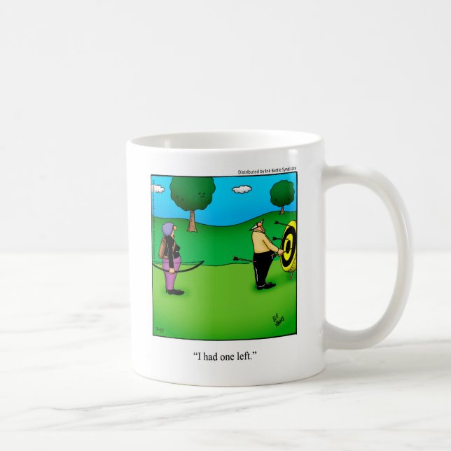 Funny Archery Humour Mug Gift (Right)