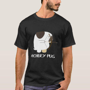 Funny Archery Pug Archer Idea T-Shirt