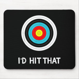 Funny Archery Quote I'd Hit That Archer Gif  Mouse Mat