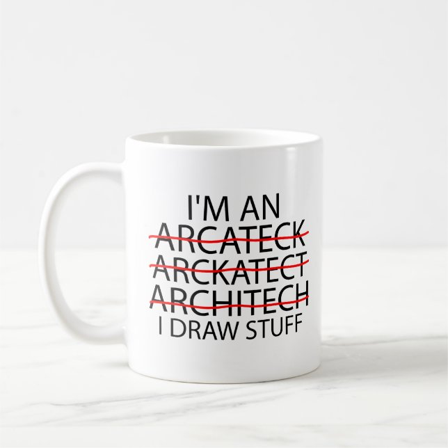 Funny Architecture Gift for Men and Women          Coffee Mug (Left)