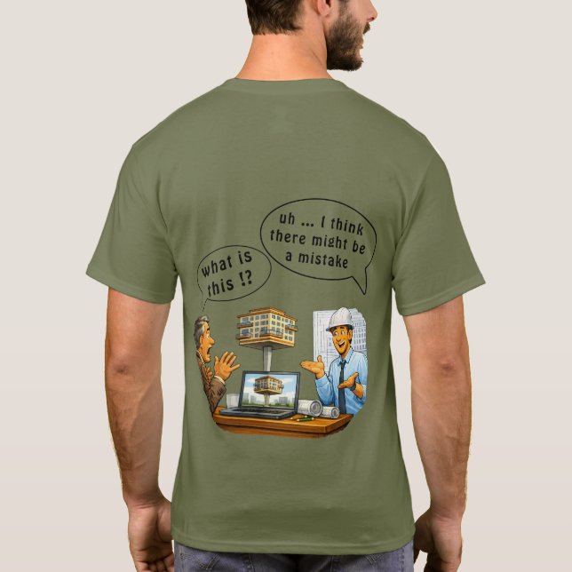 Funny Architecture Graduation T-Shirt (Back)
