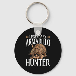 Funny Armadillo Animal Legendary Armadillo Hunter Key Ring
