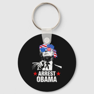 Funny Arrest Obama 2025 Shirt Arrest Obama 2025 T- Key Ring