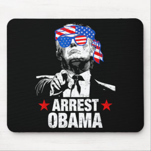 Funny Arrest Obama 2025 Shirt Arrest Obama 2025 T- Mouse Mat