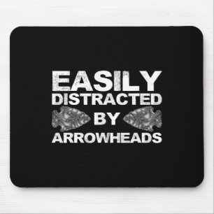 Funny Arrowhead Design For Men Women Arrowhead Hun Mouse Mat