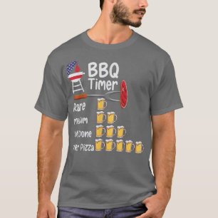 Funny art BBQ Timer Grilling barbecue grilling T-S T-Shirt