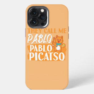 Funny Art History Cat Pablo Picatso Art Lovers iPhone 13 Pro Max Case
