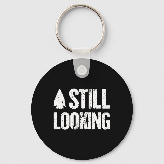 Funny Artefact Arrowhead Hunter  Key Ring (Front)