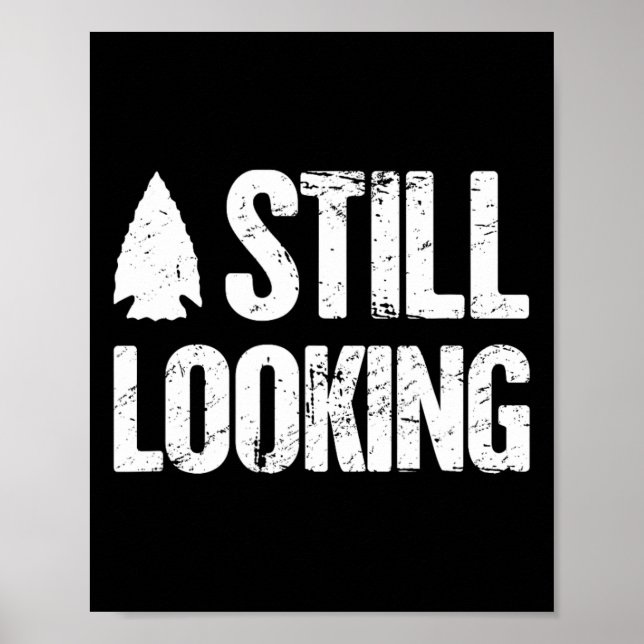Funny Artefact Arrowhead Hunter  Poster (Front)