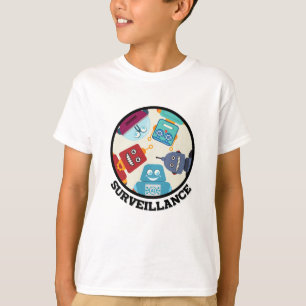 Funny Artificial Intelligence-Surveillance Robots T-Shirt
