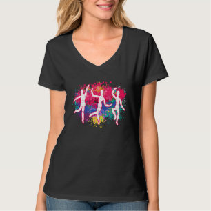 Funny Artist Paint Splatter Art Painters For Wome T-Shirt