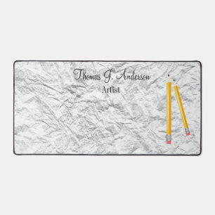 Funny Artist Writer Etc. Desk Mat Pad