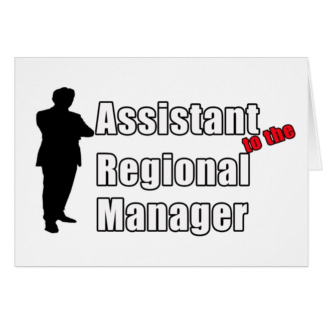 Funny Assistant to the Regional Manager (Front Horizontal)