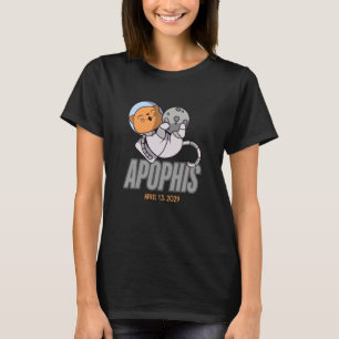 Funny Asteroid Apophis 2029 Cute Cat Lovers Meteor T-Shirt