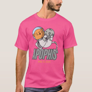 Funny Asteroid Apophis 2029 Cute Cat Lovers Meteor T-Shirt