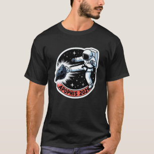 Funny Asteroid Apophis Karate Kick at Meteor April T-Shirt