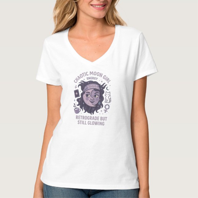 Funny Astrology Retrograde Tee for Women (Front)