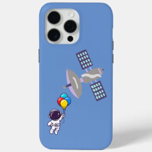 funny astronaut iPhone 15 pro max case