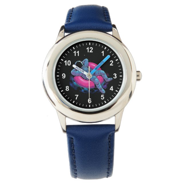 Funny Astronaut doughnut  Watch (Front)