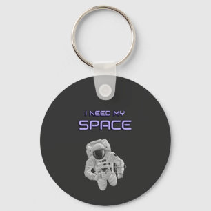Funny Astronaut - I Need My Space T-Shirt iPhone C Key Ring