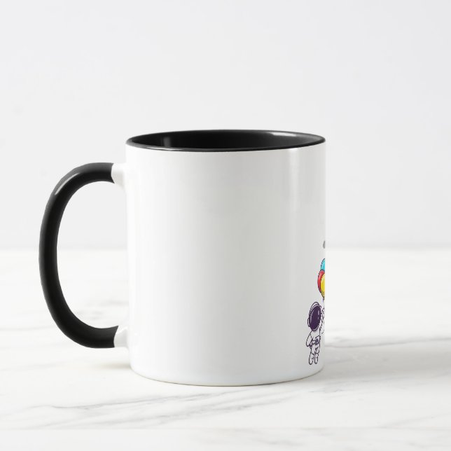 funny astronaut mug (Left)