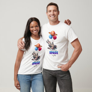 Funny Astronaut Planet Balloons - I Need More Spac T-Shirt