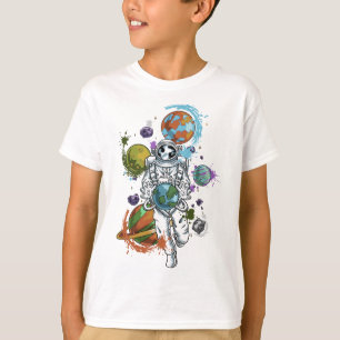 Funny Astronaut Planet Space Solar System T-Shirt