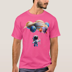 Funny Astronaut Planets Gift Men Women Kids Astron T-Shirt