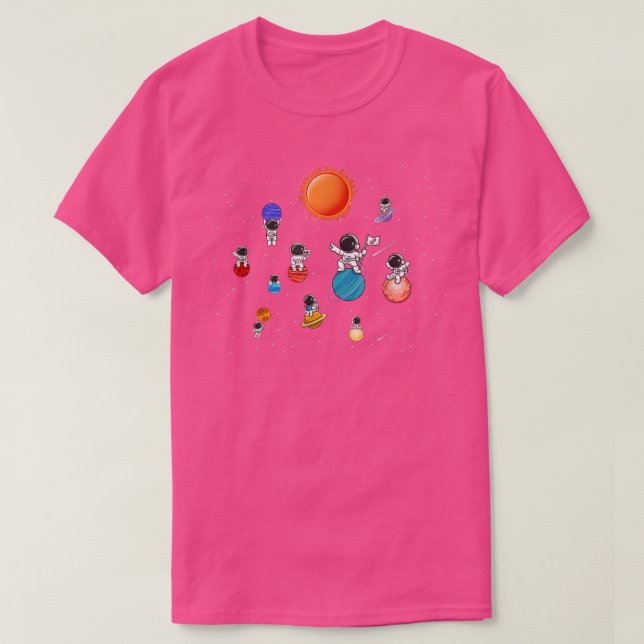 Funny Astronaut T-Shirt (Design Front)