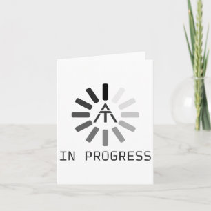 Funny At (appalachian Trail) In Progress  Card