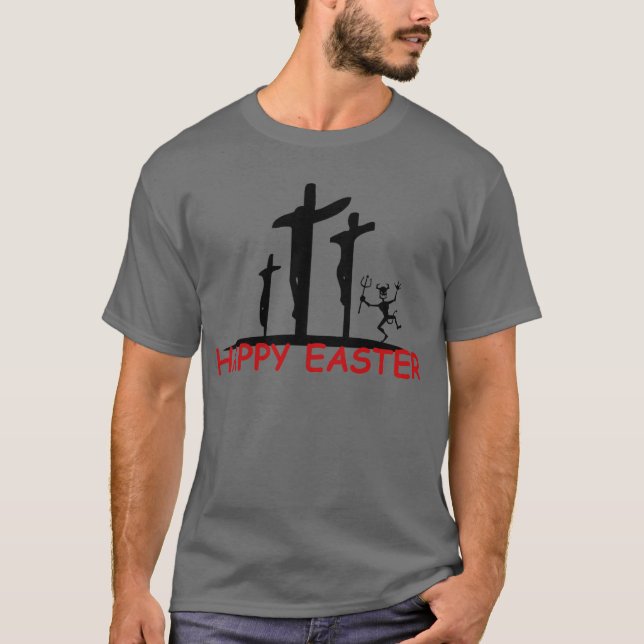 Funny atheist easter T-Shirt (Front)
