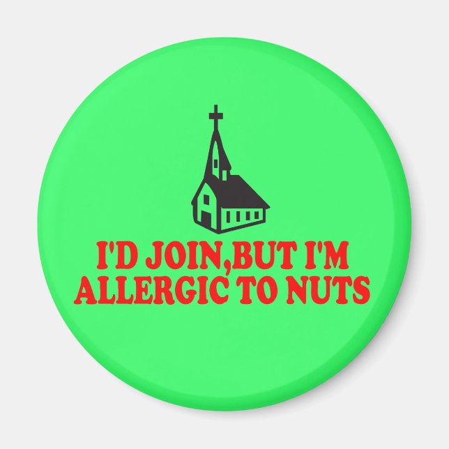 Funny atheist magnet (Front)