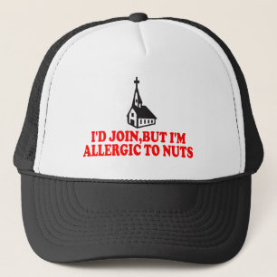 Funny atheist trucker hat