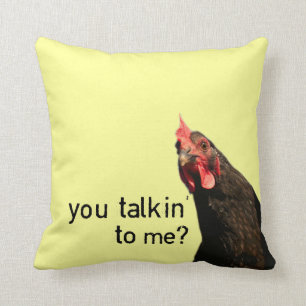 Funny Attitude Chicken Cushion