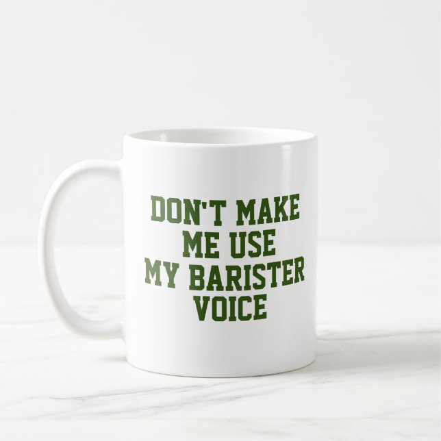 Funny Attorney Coffee Mug (Left)