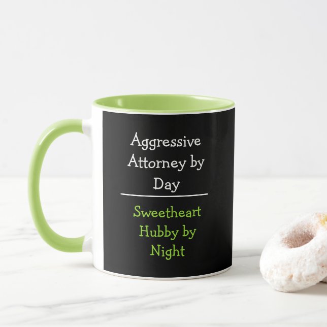 Funny Attorney Office Mugs (With Donut)