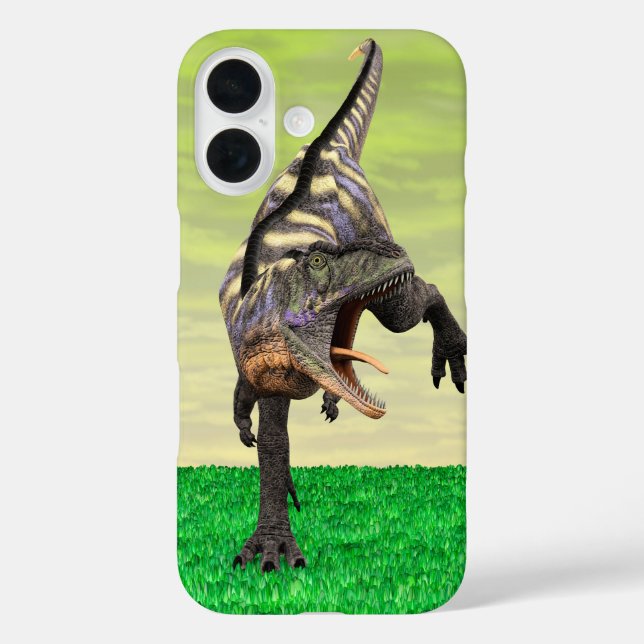 Funny Aucasaurus Roaring Prehistoric Dino Art Case-Mate iPhone Case (Back)