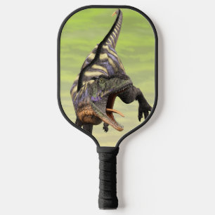 Funny Aucasaurus Roaring Prehistoric Dino Art Pickleball Paddle