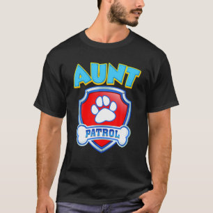 Funny Aunt Patrol - Dog Mum, Dad For Men Women T-Shirt