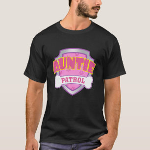 Funny Auntie Patrol - Dog Mum, Dad For Men Women T-Shirt
