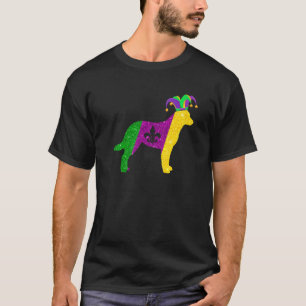 Funny Australian Cattle Dog Mardi Gras Party Mask T-Shirt