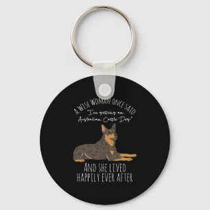 Funny Australian Cattle Dog Quote Key Ring